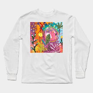 Flamingo Dance Long Sleeve T-Shirt